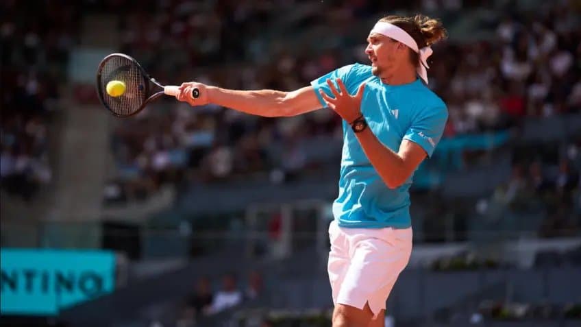 Alexander Zverev bat Mariano Navone à Madrid malgré un set perdu