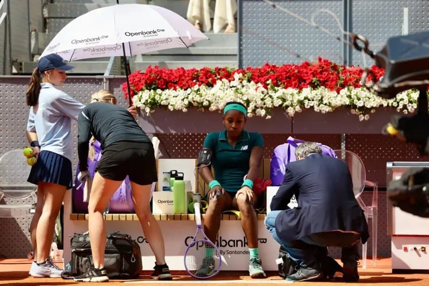 Coco Gauff malade à Madrid, arrachée face à Sorana Cirstea