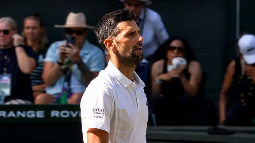 Djokovic bat Auger-Aliassime à Wimbledon et affronte Sinner