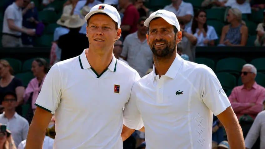 Djokovic explique pourquoi la serve de Sinner est si difficile