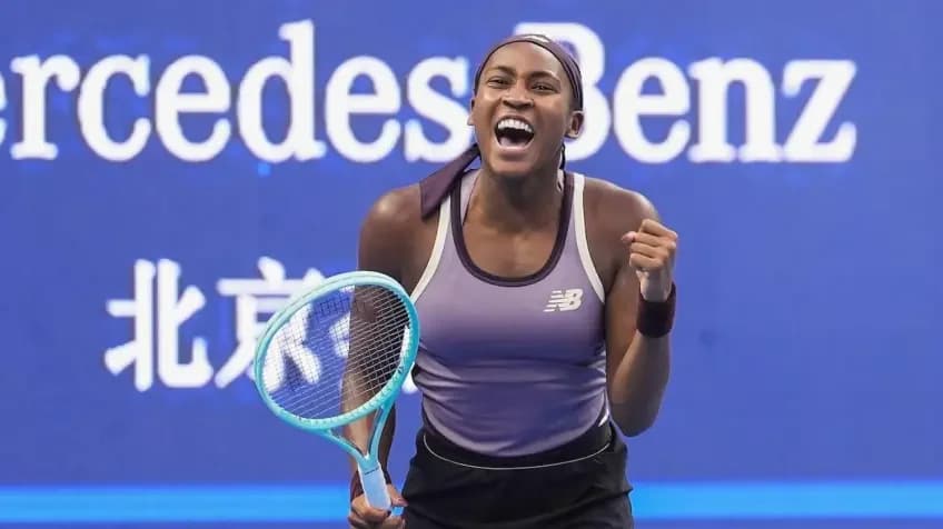 Gauff se réinvente au service et file en 8e à Miami