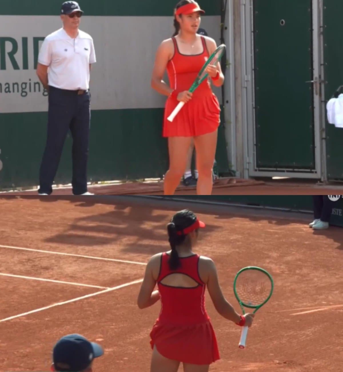 Raducanu lance son look Uniqlo à Roland-Garros 2026