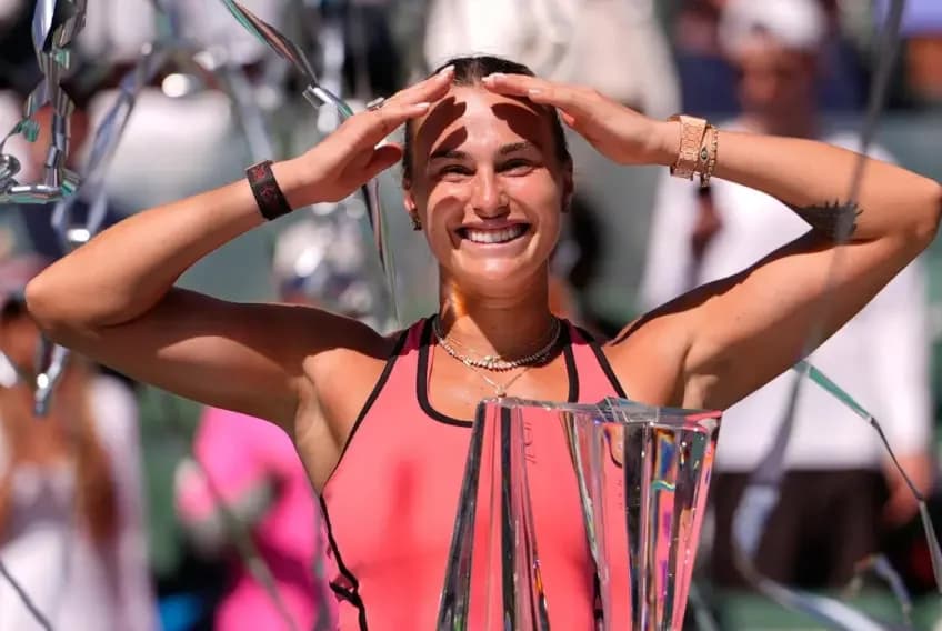 Sabalenka remporte Indian Wells après un match point sauvé
